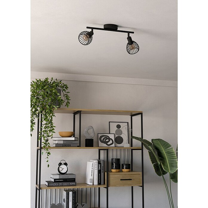 Eglo Regleta Sonnino (40 W, Negro, E14) | BAUHAUS