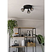 Eglo Regleta redonda Sonnino (40 W, Ø x Al: 25 x 18,5 cm, Negro, E14, 3 ud.) | BAUHAUS