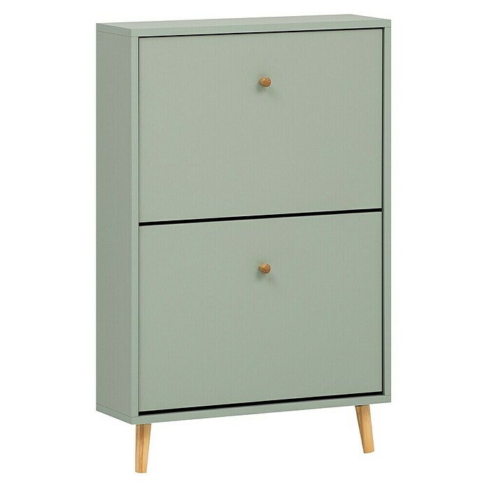 Schildmeyer Bjarne Schuhschrank (L x B x H: 19,5 x 59,8 x 92,2 cm, Pistazie, Anzahl Fächer: 2 Stk.) | BAUHAUS