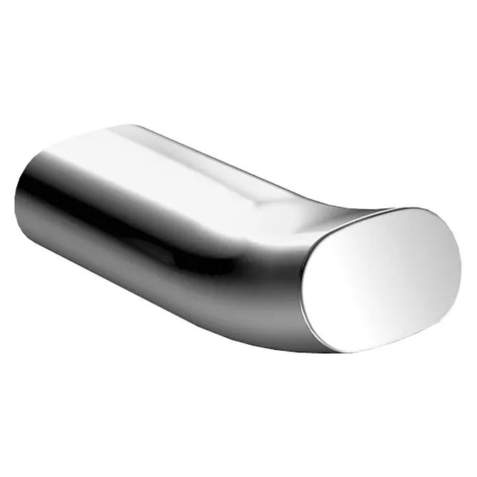 Keuco Edition 400 Handtuchhaken - Chrom, Glänzend - Glänzender Chrom-Wandhaken in abgerundeter Form. Ideal für Badezimmer und Garderobe, um Handtücher und Kleidung stilvoll aufzuhängen.