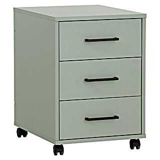 Schildmeyer Ruby Rollcontainer (L x B x H: 50 x 40 x 57 cm, Pistazie, Anzahl Schubladen: 3 Stk.)