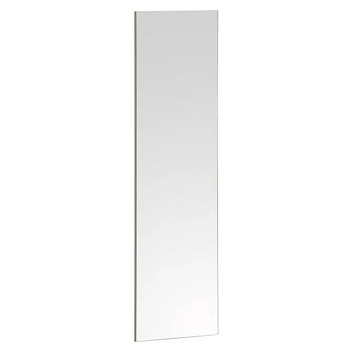 Schildmeyer Ryker Wandspiegel - B x H: 30 x 110,5 cm - Ein rechteckiger Spiegelschrank mit einem silbernen Rahmen, der sich ideal für die Aufbewahrung im Badezimmer eignet.