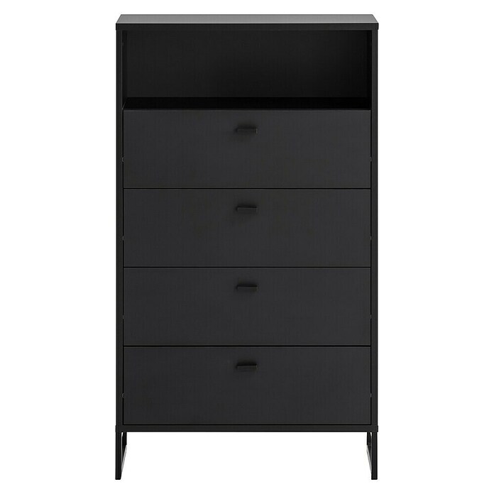 Schildmeyer Janne Highboard (L x B x H: 33 x 60,2 x 103,9 cm, Schwarz) | BAUHAUS