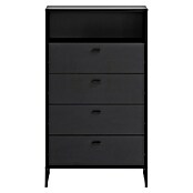 Schildmeyer Janne Highboard (L x B x H: 33 x 60,2 x 103,9 cm, Schwarz) | BAUHAUS