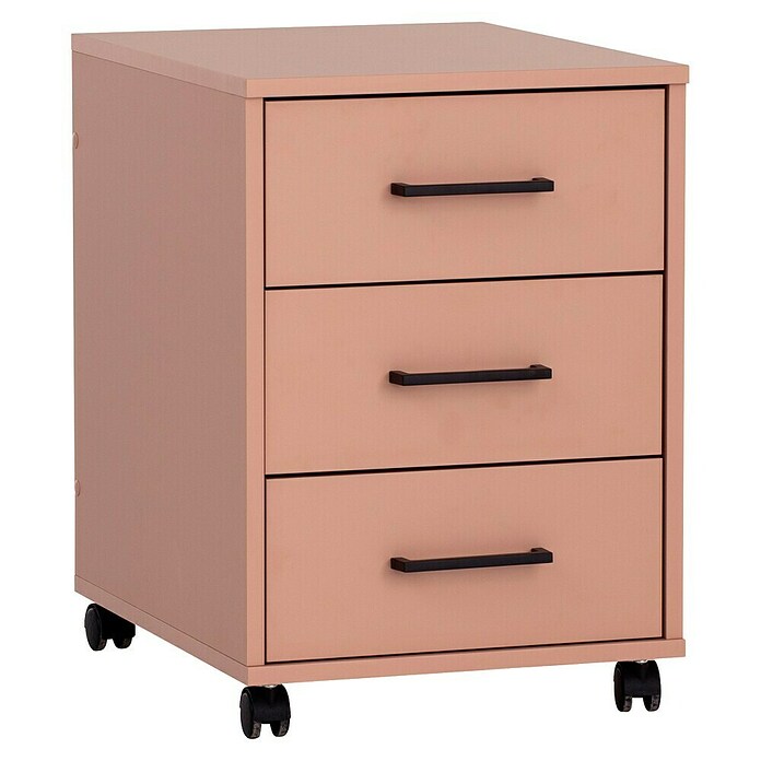 Schildmeyer Ruby Rollcontainer (L x B x H: 50 x 40 x 57 cm, Apricot, Anzahl Schubladen: 3 Stk.) | BAUHAUS