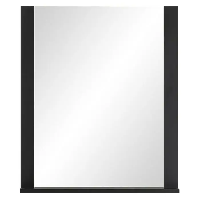 Schildmeyer Janne Wandspiegel -  - Elegantes rechteckiges Spiegelbild mit schlankem, modernem schwarzem Rahmen, das jedem Raum einen Hauch von Raffinesse verleiht.