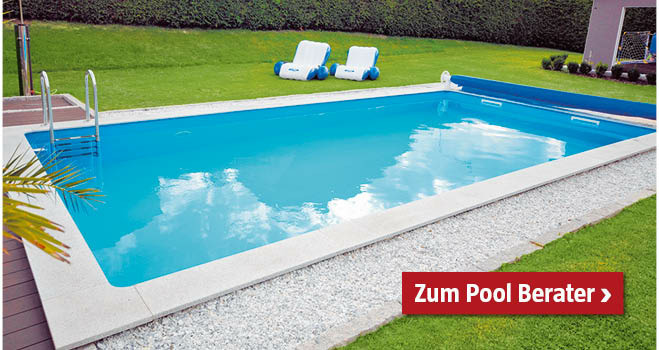 Einbaupool im Garten