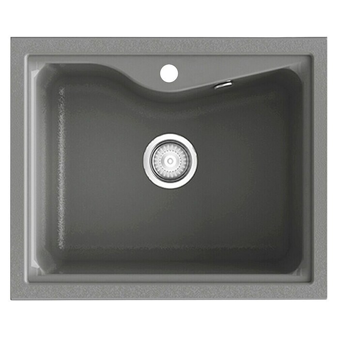 Poalgi Fregadero encastrable City 330 Soft 1S (51 x 62 cm, Material compuesto) | BAUHAUS