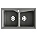 Poalgi Fregadero encastrable City 322 Soft 2S 
