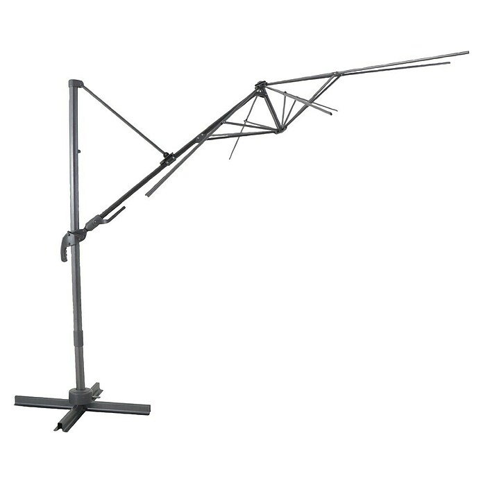 Sunfun Ampelschirmgestell (L x B: 300 x 300 cm, Aluminium, Rund)