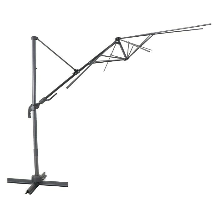 Sunfun Ampelschirmgestell (L x B: 300 x 300 cm, Aluminium, Rund)