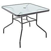 Sunfun Set de muebles de jardín Marta (5 piezas, Vidrio/Textil, Antracita)