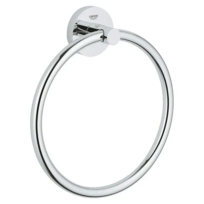 Grohe QuickFix Start Handtuchring - Glänzend - Elegante Handtuchhalterung von Grohe. Ein stilvolles und funktionelles Badezimmeraccessoire, das durch sein modernes Design überzeugt.