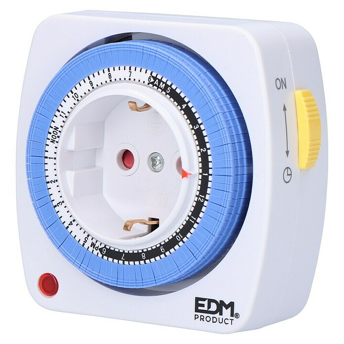 EDM Programador diario compacto (Blanco) | BAUHAUS