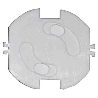 EDM Protector de enchufe giratorio (Blanco, 10 ud.)
