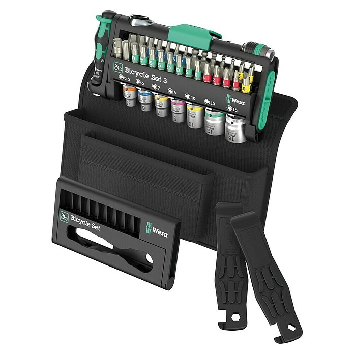 Wera Fahrrad-Werkzeugkoffer Bicycle Set 3 (41 -tlg.) | BAUHAUS
