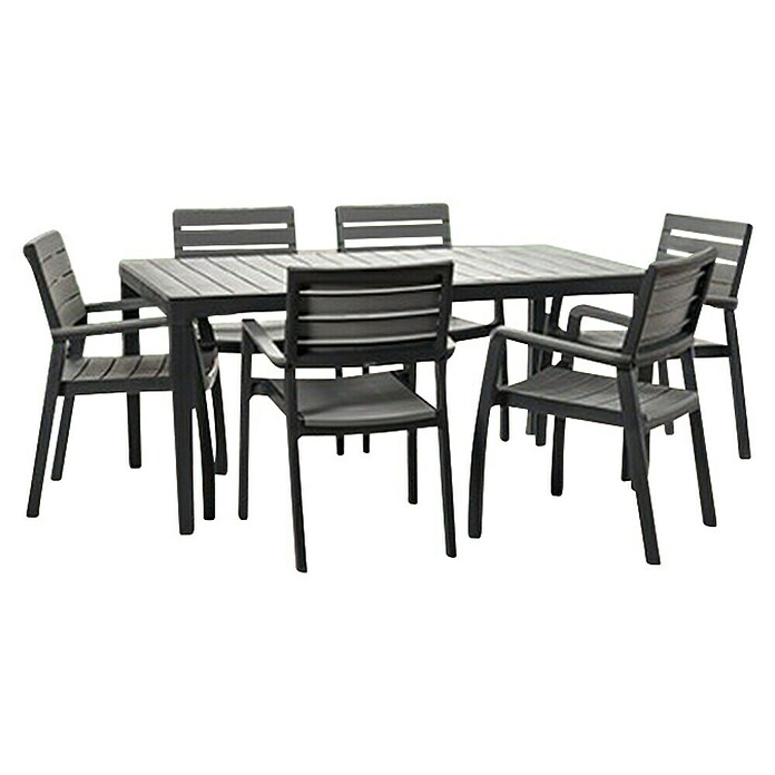 Keter Mesa de jardín Harmony (L x An x Al: 160 x 90 x 74 cm, Polipropileno, Gris) | BAUHAUS