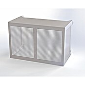 ZimaKlima Protector para unidad exterior (Ancho: 110 cm, Largo: 55 cm, Altura: 95 cm, Metal, Blanco) | BAUHAUS