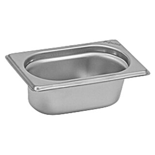 Servirna posoda GN 1/9 (Do x Š x V: 176 x 108 x 100 mm, Nerjavno jeklo)