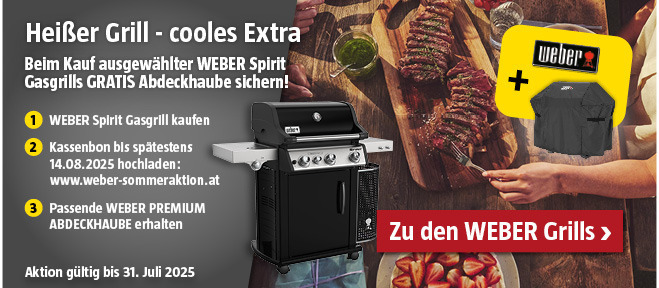 Weber Sommeraktion bis 31.07.2025 entdecken