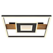 Globo LED stropna svjetiljka Pikara  (D x Š x V: 37,8 x 37,8 x 5 cm, Smeđa, 24 W, Boja svjetla: Topla bijela, 800 lm) | BAUHAUS