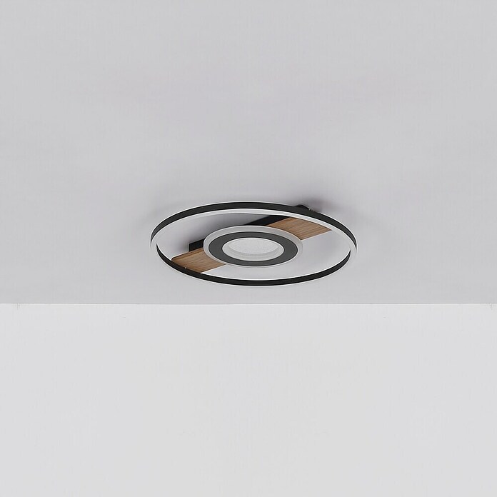 Globo LED stropna svjetiljka Pikara  (Smeđa, 24 W, Topla bijela) | BAUHAUS