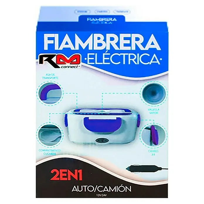 Rolmovil Fiambrera Traveller Gold - 40 W, 12 V - 24 V - Imagen de la fiambrera eléctrica "RM Connect" para coche/camión, ideal para calentar comidas en ruta.