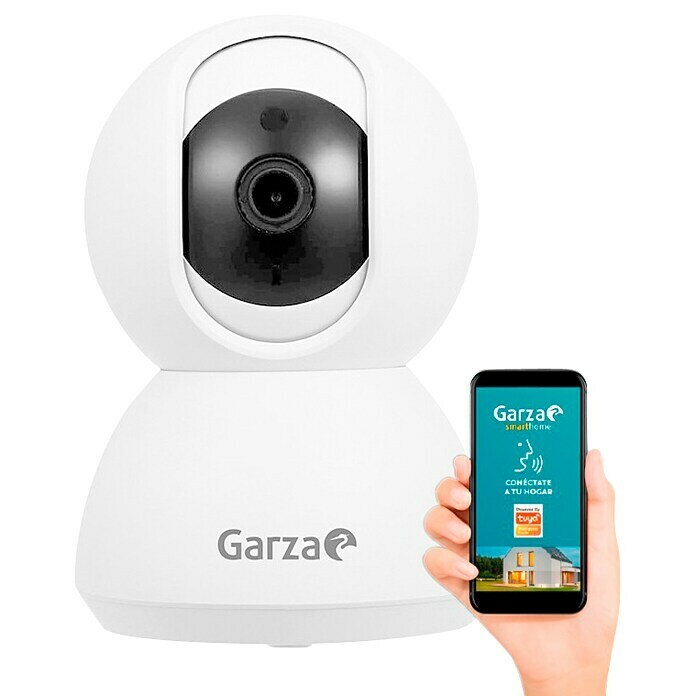 Garza Smart Home Cámara IP de interior inteligente WiFi (Sistemas soportados: Sistema Smart Home Garza, 360°)