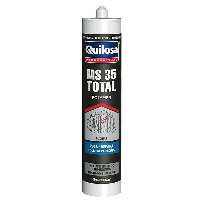Quilosa Adhesivo y sellador MS 35 TOTAL (Azul piscina, 300 ml) | BAUHAUS