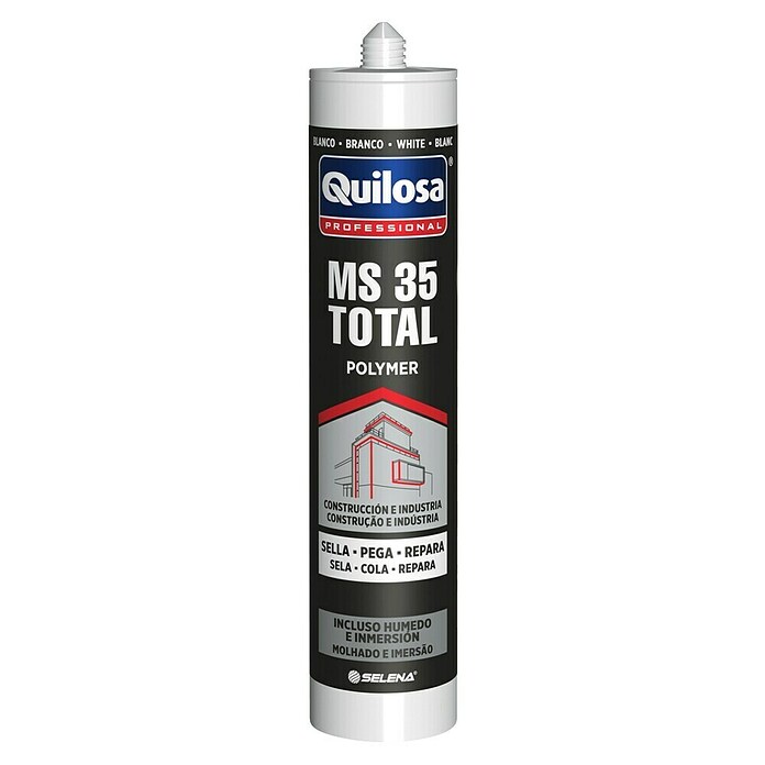 Quilosa Sellador elástico Sintex MS 35  (Blanco, 300 ml)
