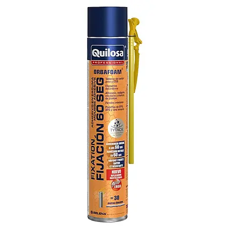 Quilosa  Espuma adhesiva de PU Fijación 60 seg