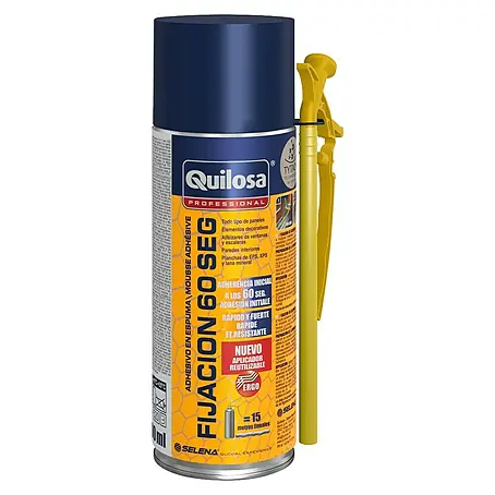 Quilosa  Espuma adhesiva de PU Fijación 60 seg