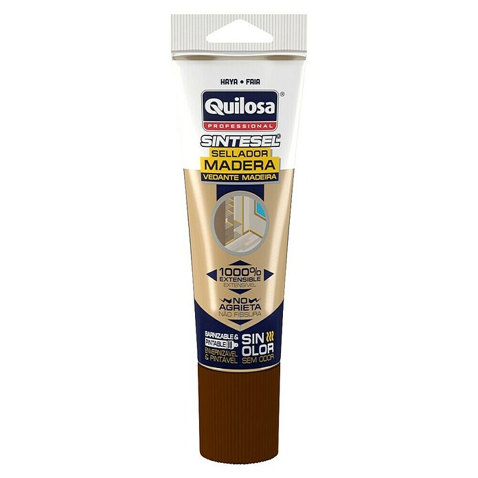 Quilosa Sellador para madera Sintesel (125 ml, Haya, Tubo) | BAUHAUS