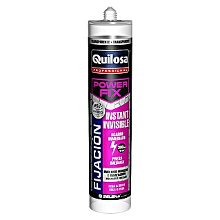 Quilosa Adhesivo para montaje Power Fix Instant Invisible (Cartucho)