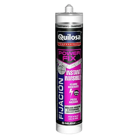 Quilosa  Adhesivo para montaje Power Fix Instant Invisible