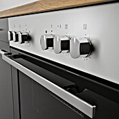 Respekta Küchenzeile KB270WS (Breite: 270 cm, Mit Elektrogeräten, Schwarz)