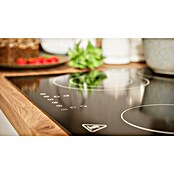 BAUHAUS Composición de cocina Marleen (Ancho: 370 cm, Blanco, Color del cuerpo: Marrón, Con electrodomésticos) | BAUHAUS