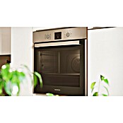 BAUHAUS Composición de cocina Marleen (Ancho: 370 cm, Blanco, Color del cuerpo: Marrón, Con electrodomésticos) | BAUHAUS