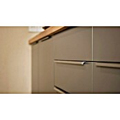 BAUHAUS Composición de cocina Marleen (Ancho: 370 cm, Gris, Color del cuerpo: Marrón, Con electrodomésticos) | BAUHAUS