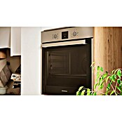 BAUHAUS Cocina esquinera Marleen (An x Pr: 310 x 170 cm, Blanco, Mate, Color del cuerpo: Marrón, Con electrodomésticos) | BAUHAUS
