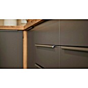 BAUHAUS Cocina esquinera Marleen (An x Pr: 340 x 170 cm, Gris, Mate, Color del cuerpo: Marrón, Con electrodomésticos) | BAUHAUS