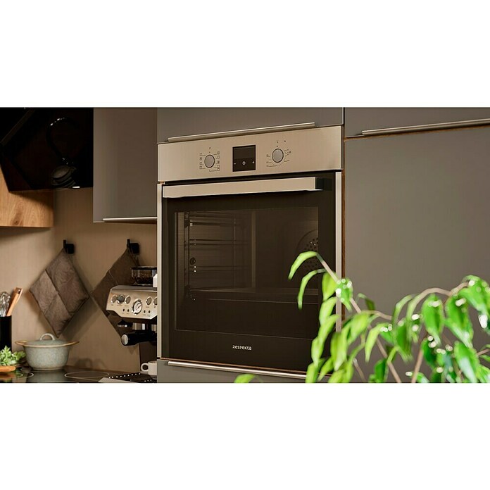 BAUHAUS Winkelküche Sandra (B x T: 340 x 170 cm, Grau, Matt, Farbe Korpus: Artisan Eiche, Mit Elektrogeräten) | BAUHAUS