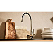 BAUHAUS Composición de cocina Marleen (Ancho: 340 cm, Gris, Color del cuerpo: Marrón, Con electrodomésticos) | BAUHAUS