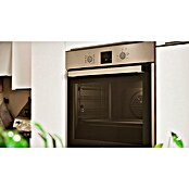 BAUHAUS Cocina esquinera Marleen (An x Pr: 370 x 170 cm, Blanco, Mate, Color del cuerpo: Marrón, Con electrodomésticos) | BAUHAUS