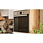 BAUHAUS Cocina esquinera Marleen (An x Pr: 280 x 170 cm, Blanco, Mate, Color del cuerpo: Marrón, Con electrodomésticos) | BAUHAUS