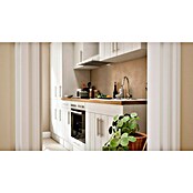 Respekta Premium Composición de cocina (Ancho: 300 cm, Con dispositivos eléctricos, Réplica de alerce blanco)