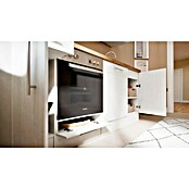 Respekta Premium Composición de cocina (Ancho: 220 cm, Con dispositivos eléctricos, Réplica de alerce blanco)