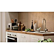 Respekta Premium Composición de cocina (Ancho: 310 cm, Con dispositivos eléctricos, Réplica de alerce blanco)