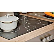 Respekta Premium Composición de cocina (Ancho: 210 cm, Con dispositivos eléctricos, Réplica de alerce blanco)