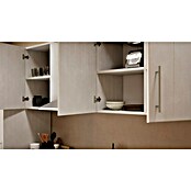 Respekta Premium Composición de cocina (Ancho: 300 cm, Con dispositivos eléctricos, Réplica de alerce blanco)
